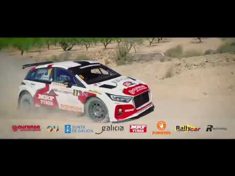 Javier Pardo and Adrián Pérez Rallye Tierras Altas de Lorca in video